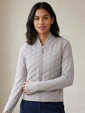 Nike AeroLayer Thermo Running Jacket Atmosphere Grey Women's‎ Size Medium